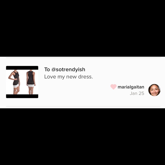 Black contrast hem body-con dress - Picture 4 of 8